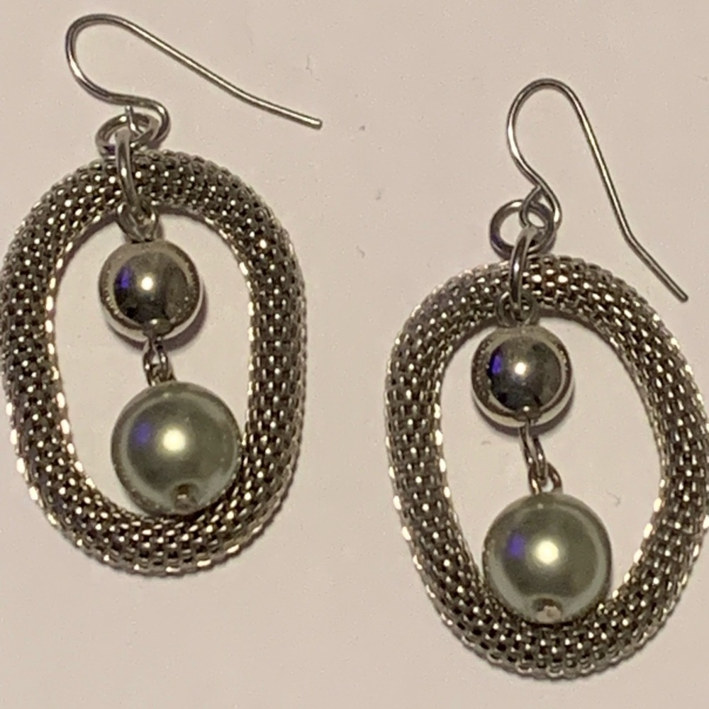 Silver Drop Earrings